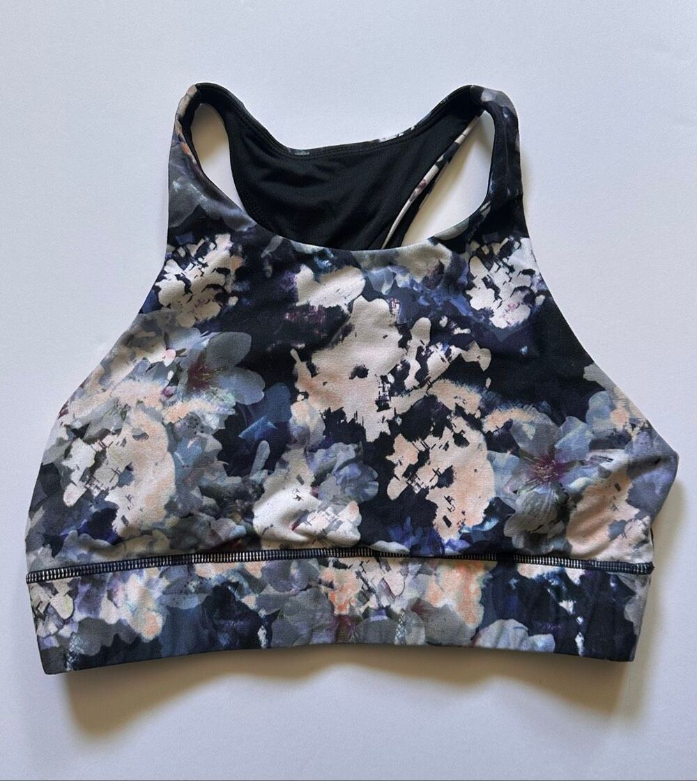 Kyodan high-neck floral sports bra - Medium